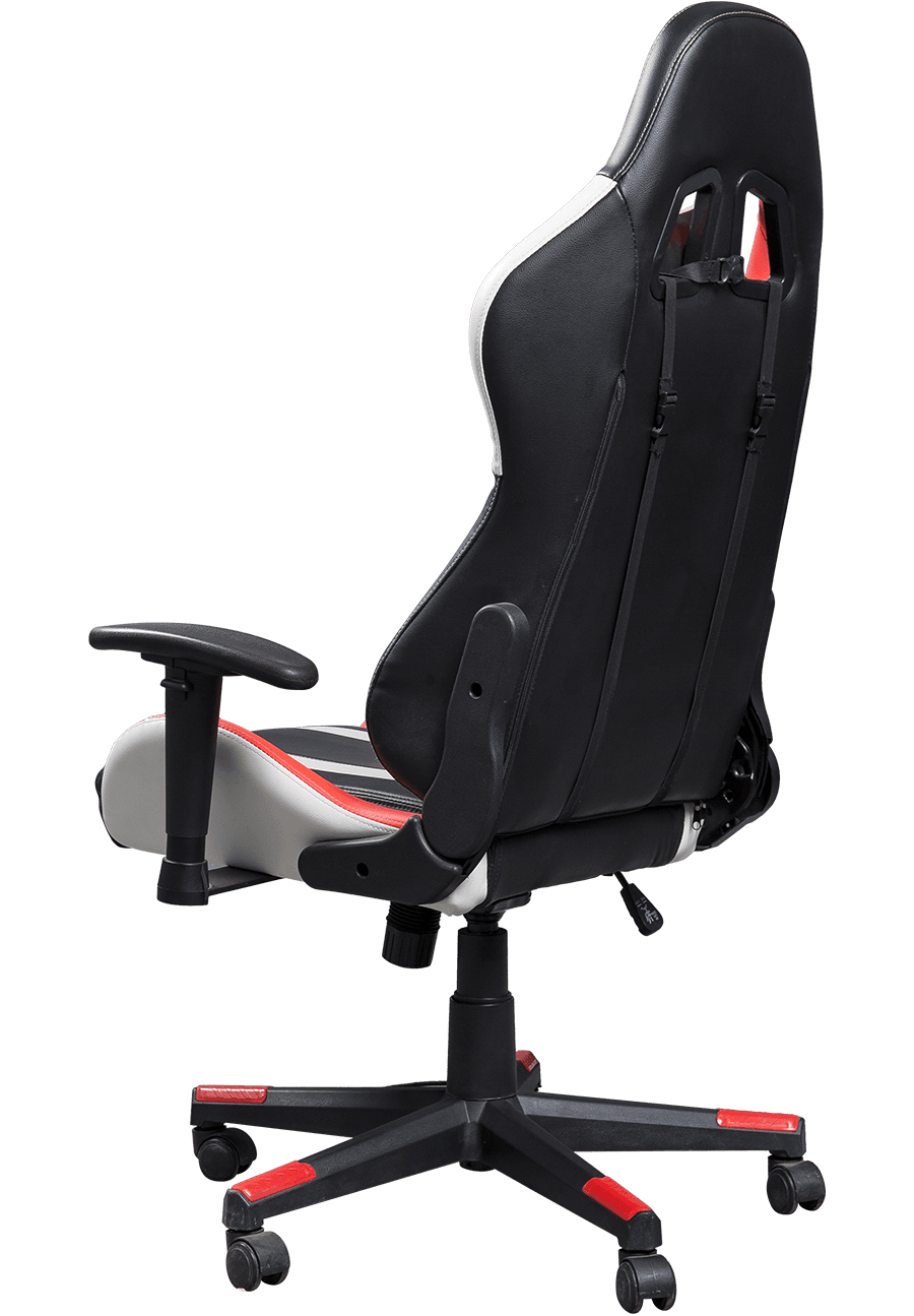 Chaise de jeu ergonomique avec Logo personnalisé, Style course, grande chaise de jeu réglable, avec oreiller et Support lombaire details