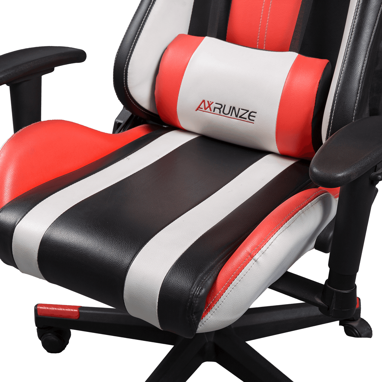 Chaise de jeu ergonomique avec Logo personnalisé, Style course, grande chaise de jeu réglable, avec oreiller et Support lombaire details